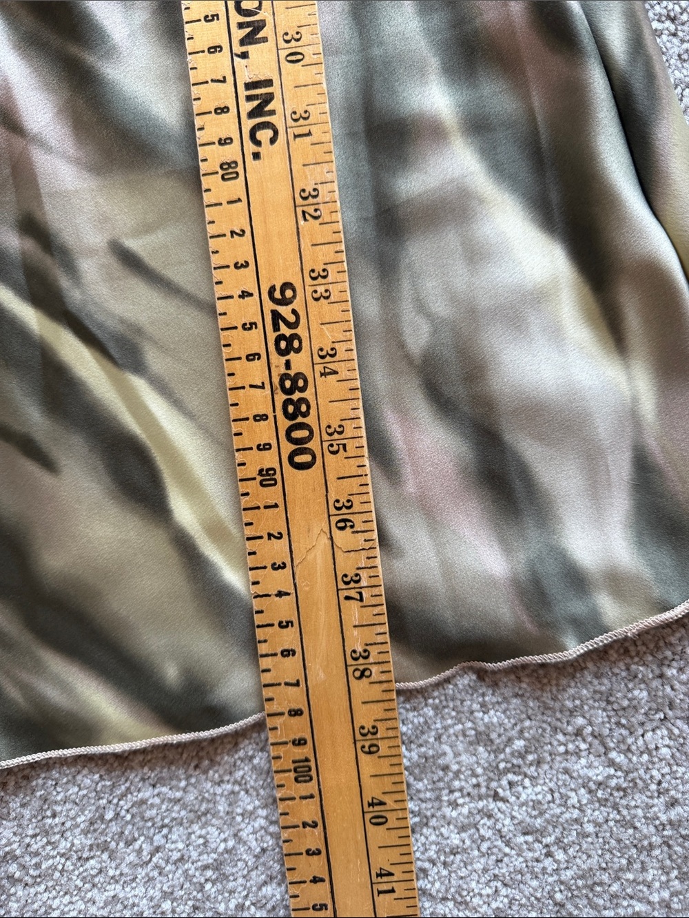See You Monday Olive and Taupe Animal-Print Maxi Skirt Size L NWT - Picture 6 of 7